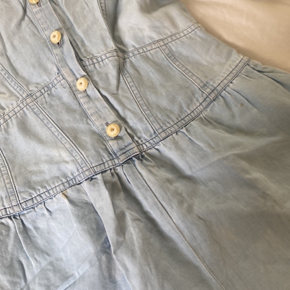 Vintage see by Chloe chambray corset romper 4 - Picture 6 of 17
